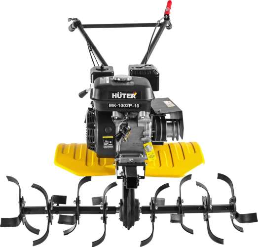 Мотоблок Huter MK-1002P-10, бензиновый, 5.5кВт, 7.5л.с. (комплект из 2-х коробок) [70/5/47]